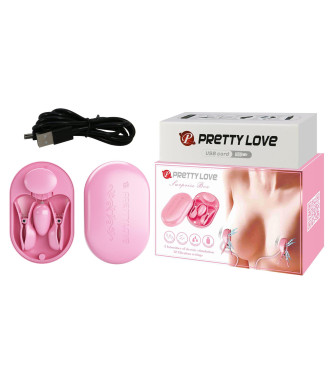 PRETTY LOVE - Surprise Box Pink, 12 vibration functions 3 electric shock functions